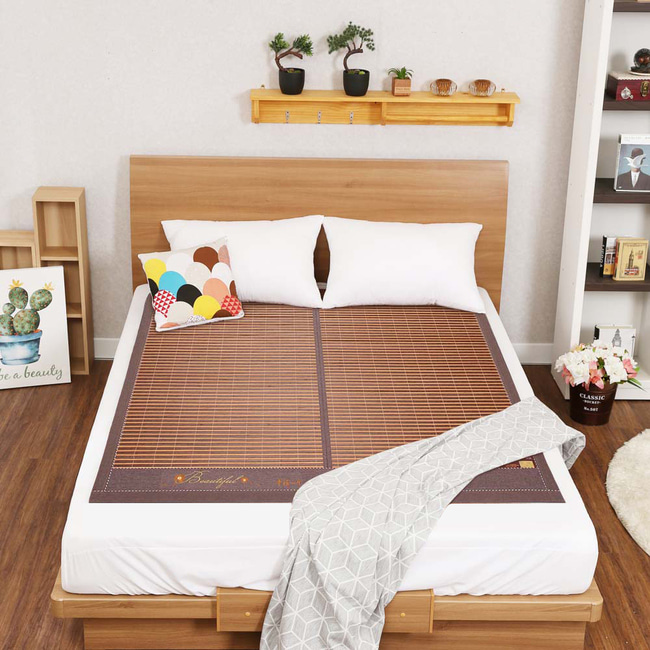 시원마루 여름 대자리(150x195cm) (모란) 침대대자리