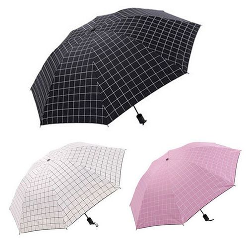 체크 3단 암막 우산 양산 양우산 우양산 자외선 차단