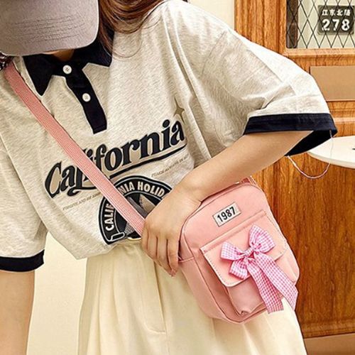 여자 신상 크로스백 미니 핸드백 숄더백 핑크 가방