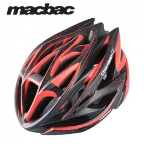 쿨헤드R XL 무광(블랙-레드) 자전거 헬멧