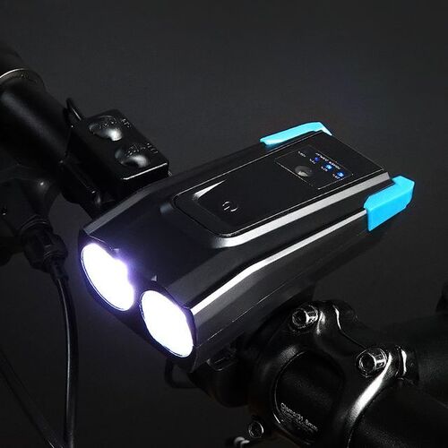 자전거 킥보드 대용량 라이트 전조등 전자벨 LED 블루