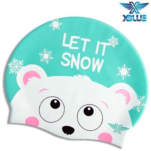 LET IT SNOW 엑스블루 실리콘 수모 수영모 XBL-8238