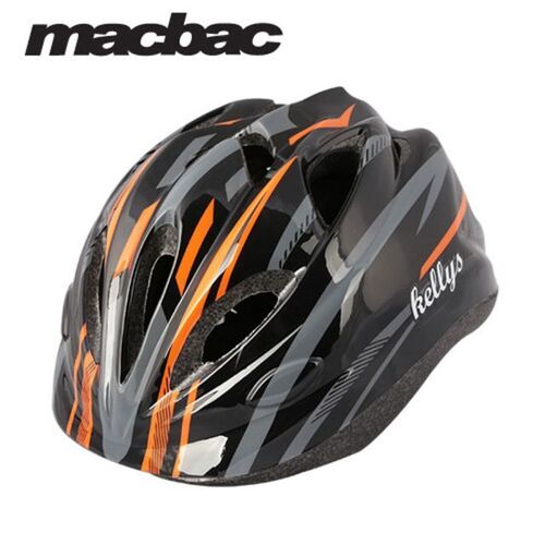 켈리 블랙/오렌지 M 라이딩 헬멧