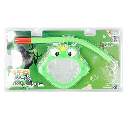 오키즈 디코 스노클세트 개구리 물놀이용품 K0429