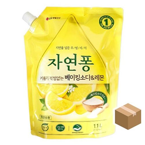 자연퐁 주방세제 레몬 1.1L 리필x10개 BOX