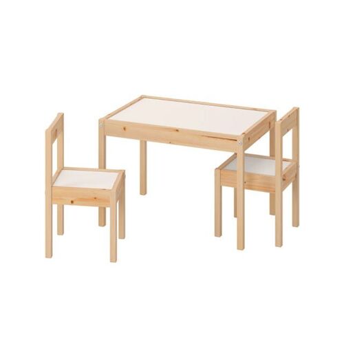 LATT 레트 어린이테이블+의자2 소나무 101.784.13