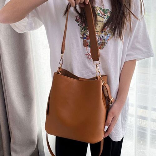신상 여자 숄더백 대학생 패션 크로스백 브라운 가방