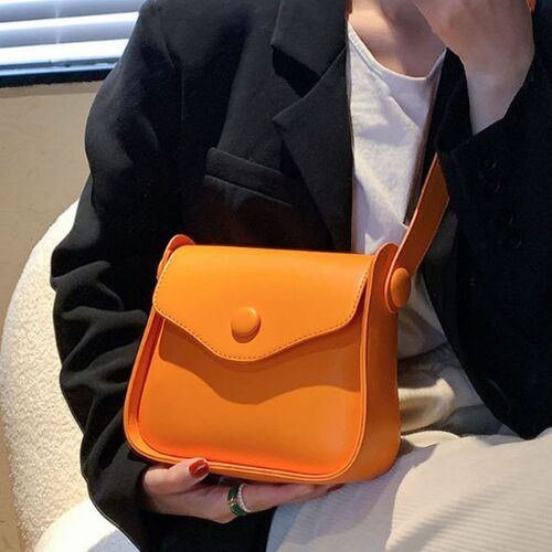 인기 캐주얼 여자 핸드백 신상 크로스백 오렌지 가방