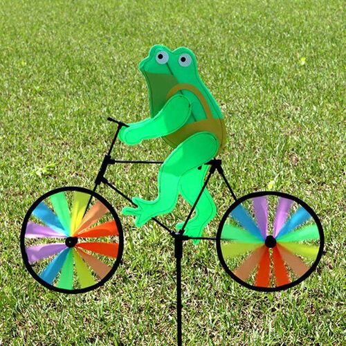 자전거 바람개비 개구리 정원 동물 장식 화단