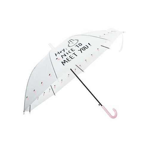 롯데 반투명 디자인 EVA우산 1P 편의점 비닐 자동우산