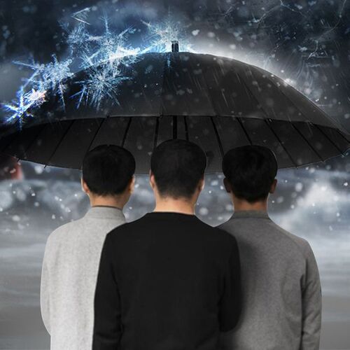 킹스맨 대형 2~3인용 장우산 소나기 우박 눈올때 우산