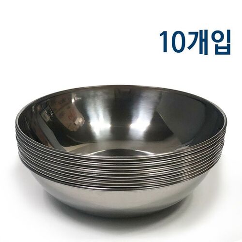 한국 후지비빔기(소17.8cm) x(10개)비빔그릇 스텐비빔