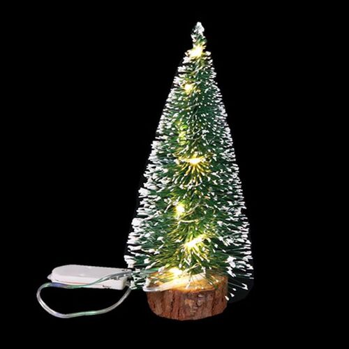 LED 전구 크리스마스 미니 트리 나무 15X40cm 오브제