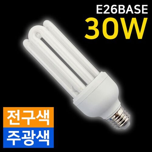 장수 삼파장전구 (EL30EX-D) 30W 소모갈 형광등 램프