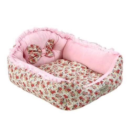 펫투비 오로라펫 침대 하우스 핑크로즈 중형 애견침대