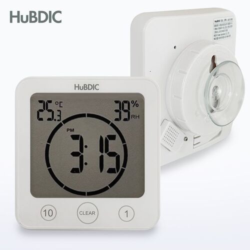 휴비딕 디지털 시계 온습도계(HT-4) 타이머 상태표시