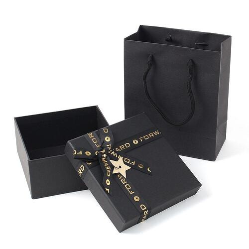 블랙레더 리본 선물상자 쇼핑백 선물포장 기프트박스