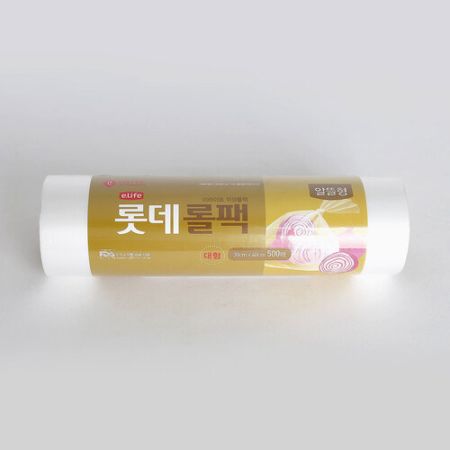 [이라이프] 알뜰형 위생롤백 500매입 대용량 비닐팩