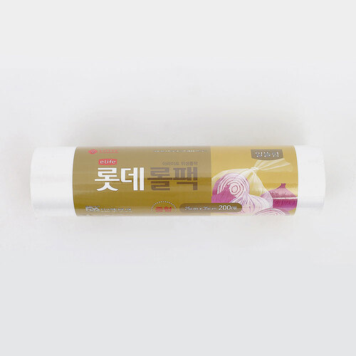[이라이프] 알뜰형 위생롤백 200매입 중형 비닐롤팩