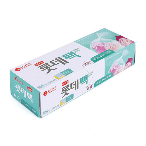 [이라이프] 위생백 100매입 대형 음식보관 비닐팩