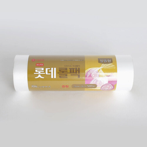 [이라이프] 알뜰형 위생롤백 500매입 대용량 비닐롤팩