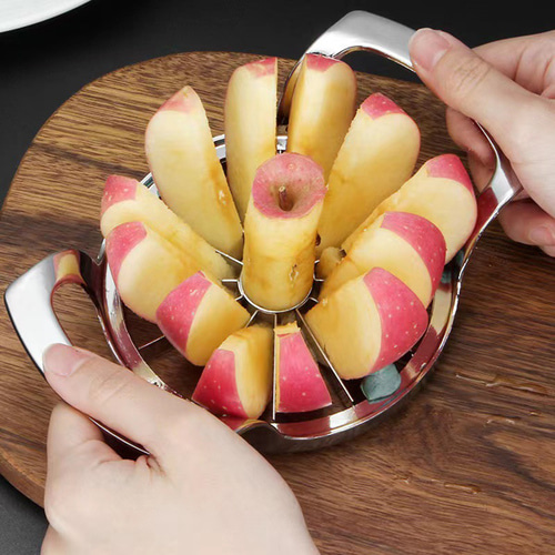 한번에 12조각 과일 슬라이서 사과자르기 과일커터