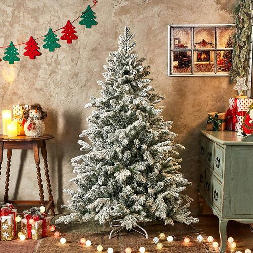 150cm 눈덮힌 전나무 트리 크리스마스 중형 눈꽃트리