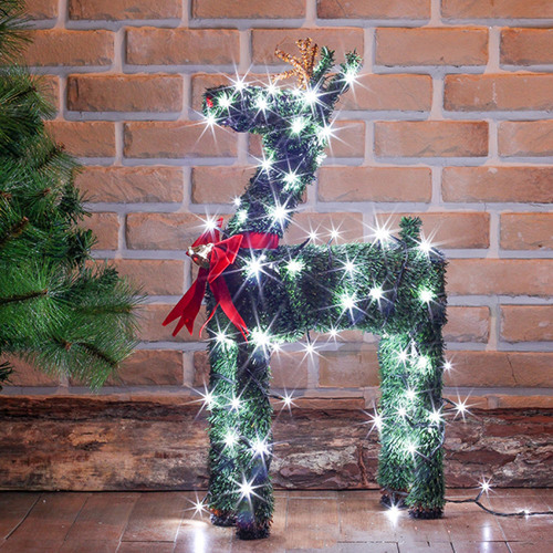 LED 크리스마스장식용 루돌프 사슴 트리장식 60cm