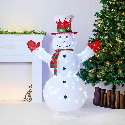 120cm LED 폴딩 허그미 눈사람 대형 크리스마스장식